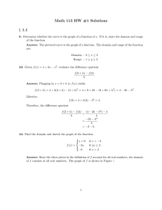 Math 113 HW #1 Solutions § 1.1