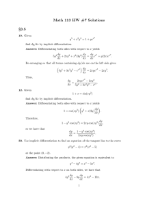 Math 113 HW #7 Solutions §3.5
