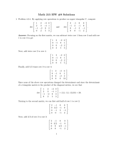 Math 215 HW #8 Solutions