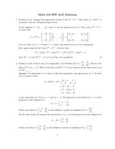 Math 215 HW #10 Solutions