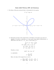 Math 2250 Written HW #8 Solutions