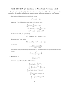 Math 2250 HW #8 Solutions to WebWork Problems 1 &amp;...