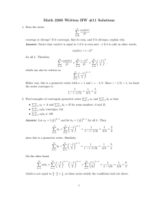 Math 2260 Written HW #11 Solutions