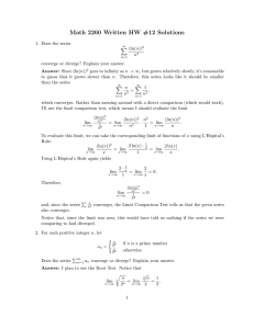 Math 2260 Written HW #12 Solutions