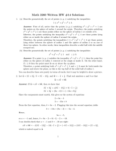 Math 2260 Written HW #14 Solutions