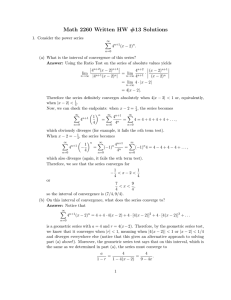 Math 2260 Written HW #13 Solutions