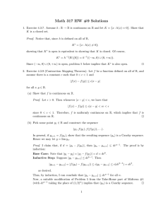 Math 317 HW #9 Solutions
