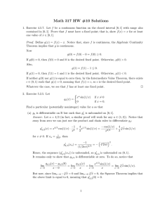 Math 317 HW #10 Solutions