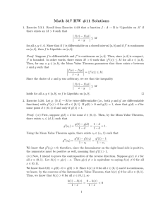Math 317 HW #11 Solutions
