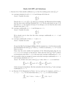 Math 318 HW #3 Solutions