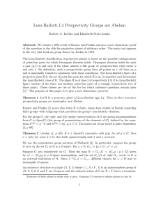 Lenz-Barlotti I.4 Perspectivity Groups are Abelian
