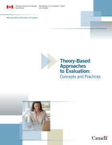 Theory-Based Approaches to Evaluation: Concepts and Practices