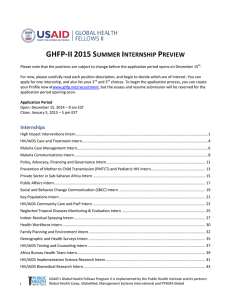 GHFP-II 2015 S I