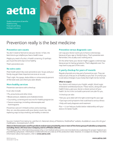 best Preventive care counts Preventive versus diagnostic care