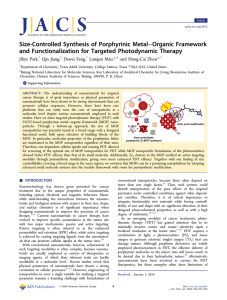 −Organic Framework Size-Controlled Synthesis of Porphyrinic Metal