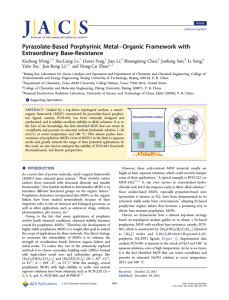 −Organic Framework with Pyrazolate-Based Porphyrinic Metal Extraordinary Base-Resistance