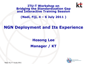 ITU-T Workshop on Bridging the Standardization Gap and Interactive Training Session