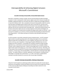 Interoperability &amp; Achieving Digital Inclusion: Microsoft’s Commitment