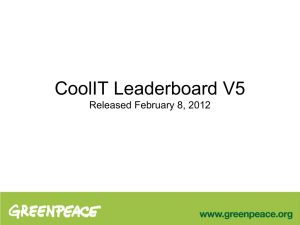 CoolIT Leaderboard V5 Released February 8, 2012