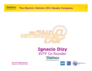 Ignacio Dizy EVTF Co-founder The Electric Vehicle (EV) Ready Company