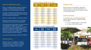 UC DAVIS MEDICAL CENTER TO UC DAVIS