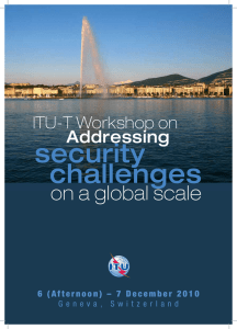 challenges security on a global scale Addressing