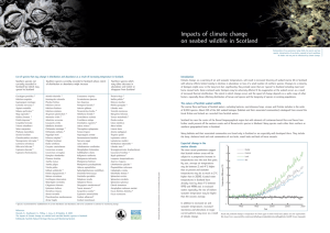 Impacts of climate change on seabed wildlife in Scotland