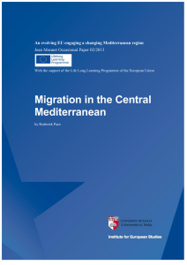 Migration in the Central Mediterranean