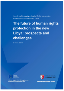 The future of human rights protection in the new Libya: prospects and challenges