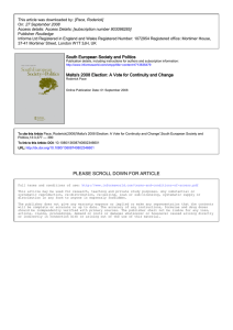 This article was downloaded by: [Pace, Roderick] On: 27 September 2008