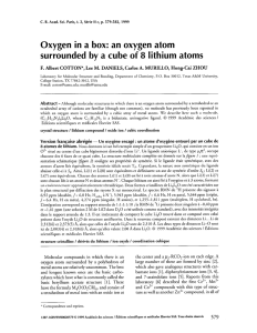 8 Oxygen in  a  box:  an  oxygen atom