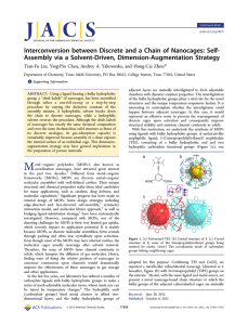 Interconversion between Discrete and a Chain of Nanocages: Self-