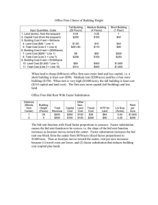 Office Firm Choice of Building Height