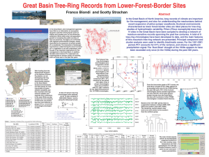 Great Basin Tree-Ring Records from Lower-Forest-Border Sites