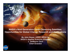 NASA’s Next Generation Earth-Observing Satellites;