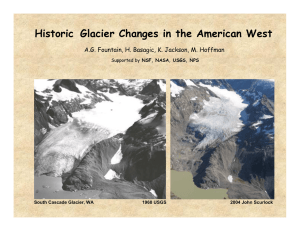 Historic Glacier Changes in the American West
