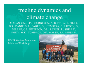 treeline dynamics and climate change