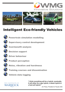 Intelligent Eco-friendly Vehicles