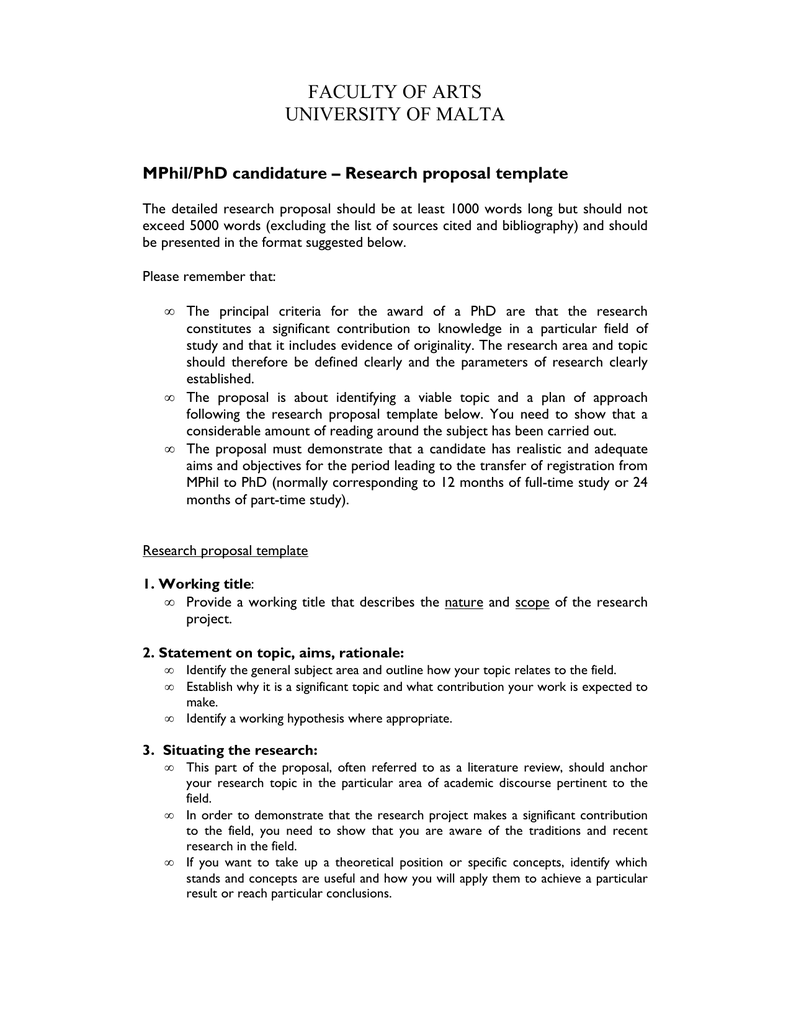 sample hypothesis for a research proposal