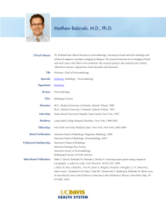 Matthew Bobinski, M.D., Ph.D.
