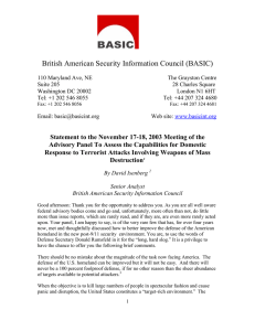 British American Security Information Council (BASIC)