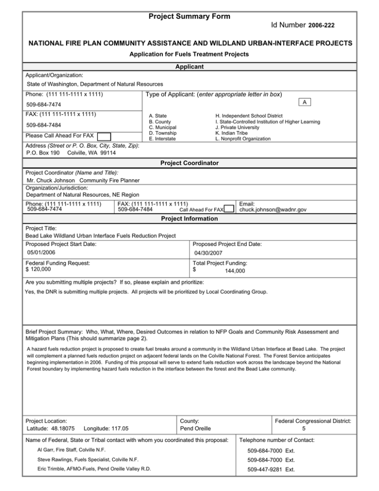 project-summary-form-id-number-2006-222