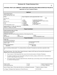 6  Fields Spring State Park Enclosure 3A - Project Summary Form