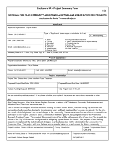 154  Enclosure 3A - Project Summary Form