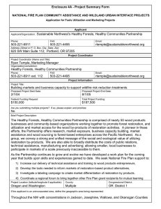 Enclosure 4A - Project Summary Form  503-221-6911