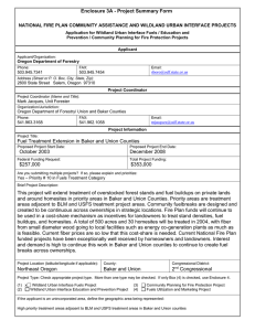 Enclosure 3A - Project Summary Form