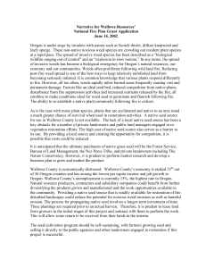 Narrative for Wallowa Resources’ National Fire Plan Grant Application June 14, 2002
