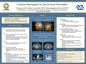   Purtscher Retinopathy: An Eye On Acute Pancreatitis  Discussion