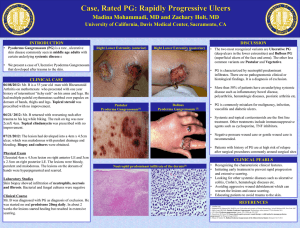 Case, Rated PG: Rapidly Progressive Ulcers