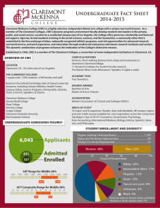 Undergraduate Fact Sheet 2014-2015